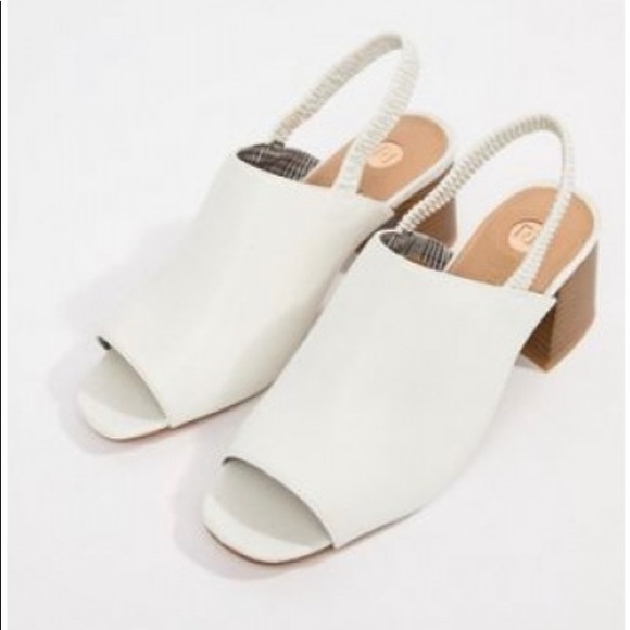River Island White Sling Back Block Heel M… - Picture 5 of 5